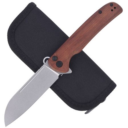 Nóż składany CIVIVI Chevalier Cuibourtia Wood, Stonewashed (C20022-3)