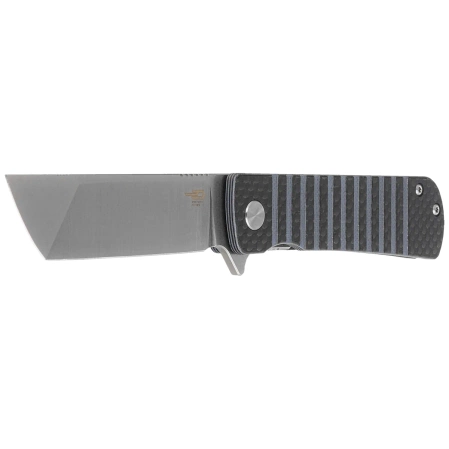 Nóż składany Bestech Titan Black Carbon Fiber/Blue G10, Stonewashed/Satin 154CM by Keanu Alfaro (BL04B)