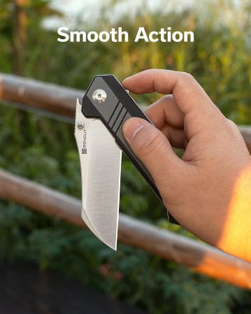 Nóż składany Sencut Draxor Gray/Black G10, Satin 9Cr18MoV (S24035-3)