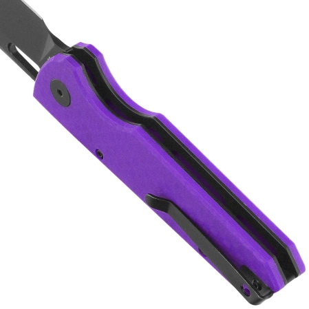 Bestechman Guardian Knife Purple G10, Black PVD D2 (BMK11H)