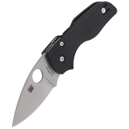 Nóż składany Spyderco Lil' Native G-10 Black Compression Lock Plain (C230GP)