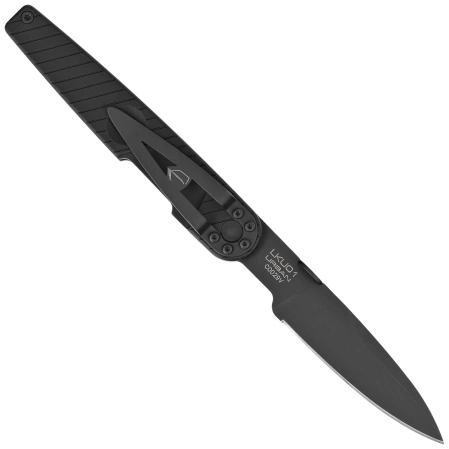 Extrema Ratio LKU01 Urban Dark Knife Black Aluminum, Black MIL-C N690 by Danilo Rossi (04.1000.0243/U/BLK-BLK)