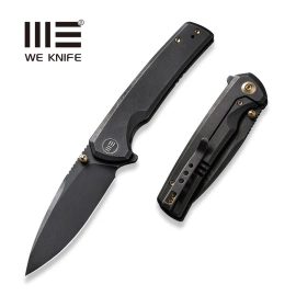 WeKnife Subjugator Black Titanium, Black Stonewashed CPM 20CV (WE21014C-5)