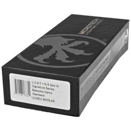 Microtech LUDT Gen III S/E Automatic Knife Bazooka Camo Aluminum, Bazooka Camo M390MK by Tony Marfione (1135-1BOCS-Z4)