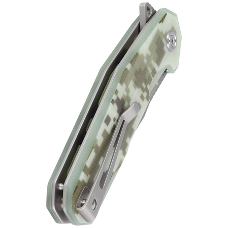 Nóż składany Kubey Carve KB237H Digital Camo G10, Bead Blasted AUS-10