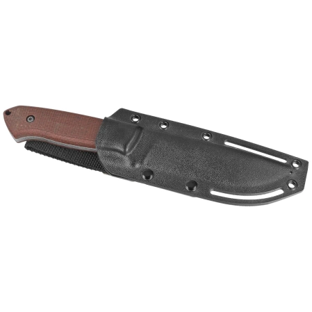 Za-Pas Knives Ultra Outdoor Brown Micarta, Black Cerakote O2 (UO-CE-M-BR)