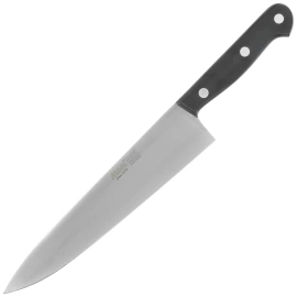 MAM Cooks Chef Kitchen Knife Black Polymer, Polished X50CrMoV15 (539)