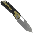 Remette RT-Peregrine Falcon Knife Brown/Gold Titanium, Hand Grinding Pearlescent M390 (RTT1-BX)