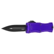 Microtech Hera II Mini D/E OTF Knife Purple Aluminum, Black M390MK by Tony Marfione (1702M-1PU)