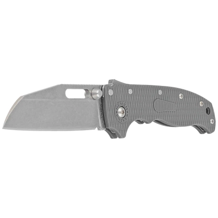 Demko AD20.5 Shark Foot Knife Grey Grivory, Stonewashed AUS10A by Andrew Demko (205-10A-SFGRY)