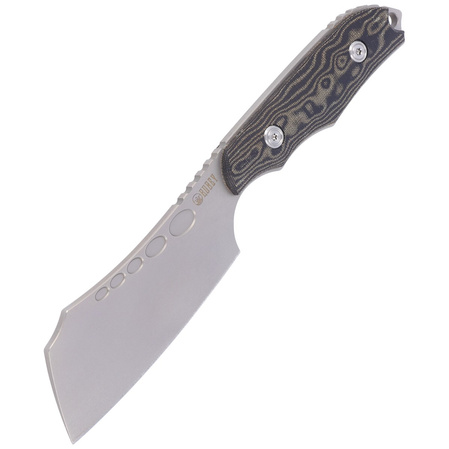 Nóż Kubey Aiden Black Micarta, Sand Blasted D2 by Damiano Dall'Amico (KU341A)