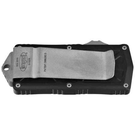 Nóż automatyczny OTF Microtech Exocet D/E Black Aluminium, Apocalyptic M390MK by Tony Marfione (157-10AP)