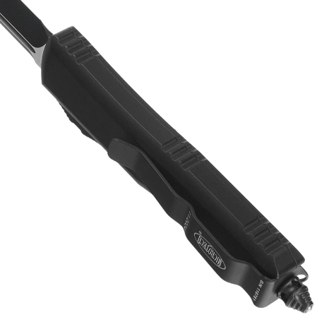 Microtech UTX-85 S/E OTF Knife Black Aluminum, Tactical M390 (231-1T)