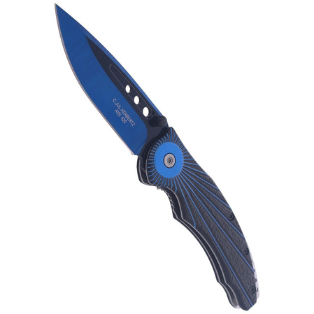 Nóż składany Herbertz Solingen Hit Aluminium Blue-Black 90mm (584412)