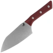 Microtech Santoku 6'' Kitchen Knife Merlot G10, Stonewashed MK390 (3200-10MR)
