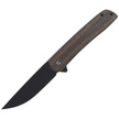 CIVIVI Knife Bo Dark Green Micarta, Black Stonewashed Nitro-V by Brad Zinker (C20009B-6)