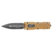 Microtech Dirac D/E OTF Knife Tan Aluminum, Black M390 by Tony Marfione (225-1TA)