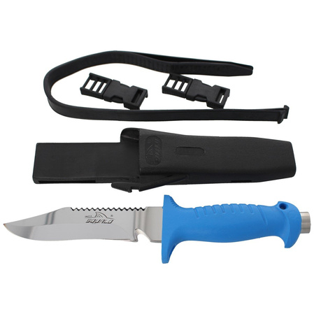 MAC Coltellerie Squalo 15 MR Blue Diving Knife 140mm (MC SQL15MR.B)