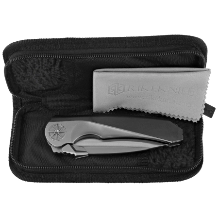 Rike Knife Tissot Black Titanium, Satin M390 (RK-Tissot 1-B)