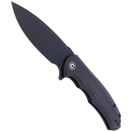 Civivi Knife Praxis Black Coarse Micarta, Black Stonewashed 9Cr18MoV (C803G)