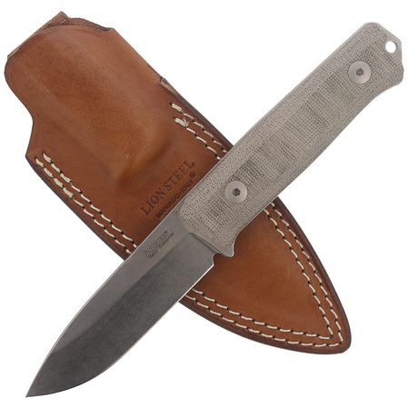 LionSteel Bushcraft Green Micarta / Fixed Blade (B40 CVG)
