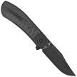Bestech Vestige Knife Black Titanium/Carbon Fiber, Black Stonewashed MagnaCut by Justin Lundquist (BT2411D)