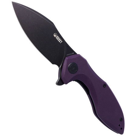 Nóż składany Kubey Noble Purple G10, Dark Stonewashed D2 (KU236E)