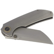 WE Knife Thug XL Gray Titanium, Gray Hand Rubbed CPM 20CV by Matthew Christensen (WE20028D-1)
