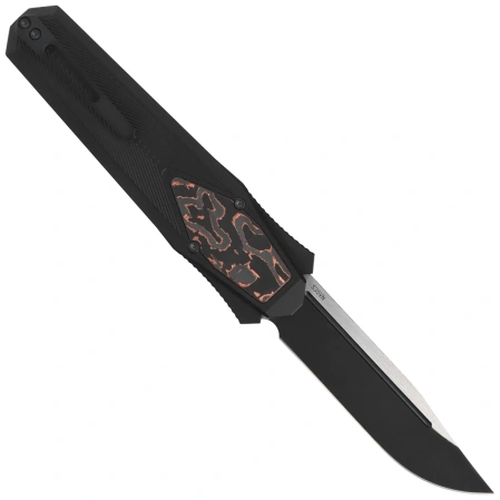 Nóż grawitacyjny Remette RT-Swordfish CP Black Aluminum/Copper Carbon Fiber, Titanium Black S35VN (ZL103D13)