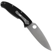 Spyderco Resilience G-10 Black PlainEdge Knife (C142GP)