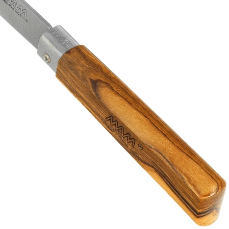Nóż składany MAM Olive Wood, Inox HW, Satin X50CrMoV15 (2137)