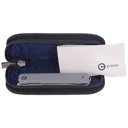 CIVIVI Knife Exarch Gray G10, Satin Finish (C2003A)