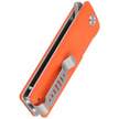 Kubey Knife Sailor Orange G10, Beadblasted AUS-10 by Sekira Sochi (KU317G)