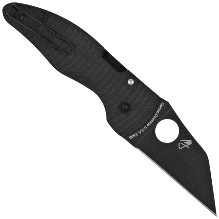 Spyderco MicroJimbo SALT Knife Black G10, Black DLC MagnaCut by Michael Janich (C264GMCBKP)
