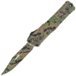Nóż automatyczny OTF Microtech Combat Troodon Gen III Bowie Signature OD Green/Tan W/Black Splatter Aluminium, OD Green/Tan W/Black Splatter M390MK by Tony Marfione (1146-1ODTA BKSPLS)