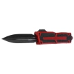 Microtech Scarab II Gen III D/E OTF Knife Red Aluminum, Black M390MK by Tony Marfione (1280-1RD)