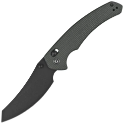 Civivi Sixgill Knife Green Canvas Micarta, Black Stonewashed Nitro-V by Gavko Knives (C24050-3)