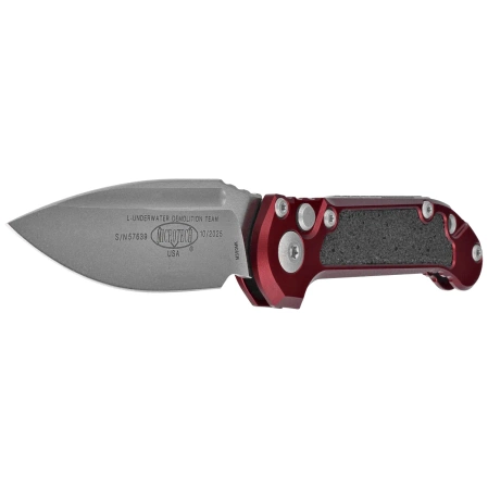 Nóż automatyczny Microtech LUDT Gen III S/E Merlot Aluminium, Apocalyptic M390MK by Tony Marfione (1135-10APMR)