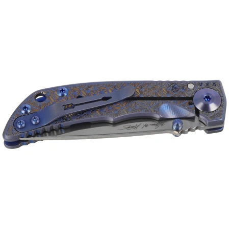 Spartan Blades Harsey 3.25 Folder Regal Titanium, Stonewashed MagnaCut by William W. Harsey (SF10 Custom Regal)