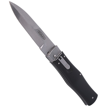 Mikov Predator Knife Black ABS, Stonewashed N690 (241-BH-1/STKP)