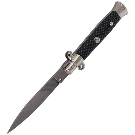 Frank Beltrame Stiletto Carbon Fiber 23cm switchblade (FB 23/37CF)