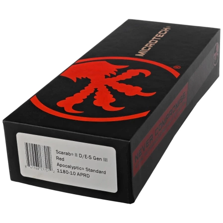 Nóż automatyczny OTF Microtech Scarab II Gen III D/E-S Red Aluminium, Apocalyptic M390MK by Tony Marfione (1180-10APRD)