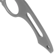K25 RK-31849 Neck Knife Titanium Naked, Titanium 7Cr17Mov