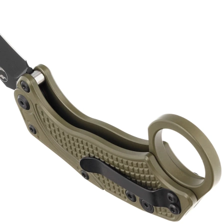 Reate Knife EXO-K Gravity Karambit Green Aluminium, Black PVD N690