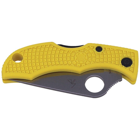 Spyderco Ladybug 3 Salt FRN Yellow Plain knife (LYLP3)