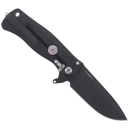 LionSteel SR22A Black Aluminum, Black Sleipner by Molletta (SR22A BB)