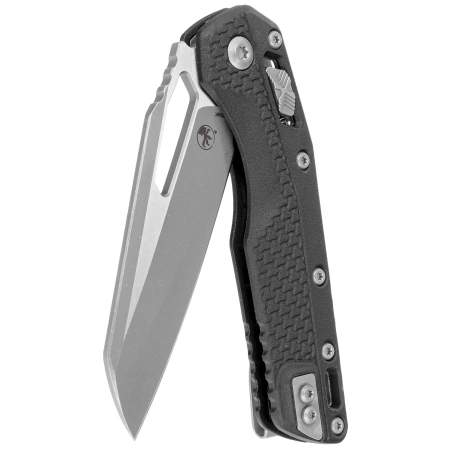 Microtech MSI S/E Ram-Lok Black Tri-Grip Polymer, Apocalyptic M390MK by Tony Marfione (210T-10APPMBK)