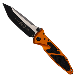 Microtech Socom Elite T/E-M Knife Tactical Orange Tangerine Aluminum, Black M390MK by Tony Marfione (161-1OT)