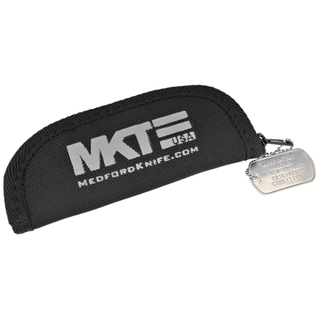 Nóż składany Medford Smooth Criminal Tumbled Blade, Blue Handle, Flamed HW/Clip, S45VN (MK0394TQ-44AU-TFCF-Q4)