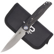 Bestech Knife Ascot Carbon Fiber / Black G10, Satin D2 (BG19A)